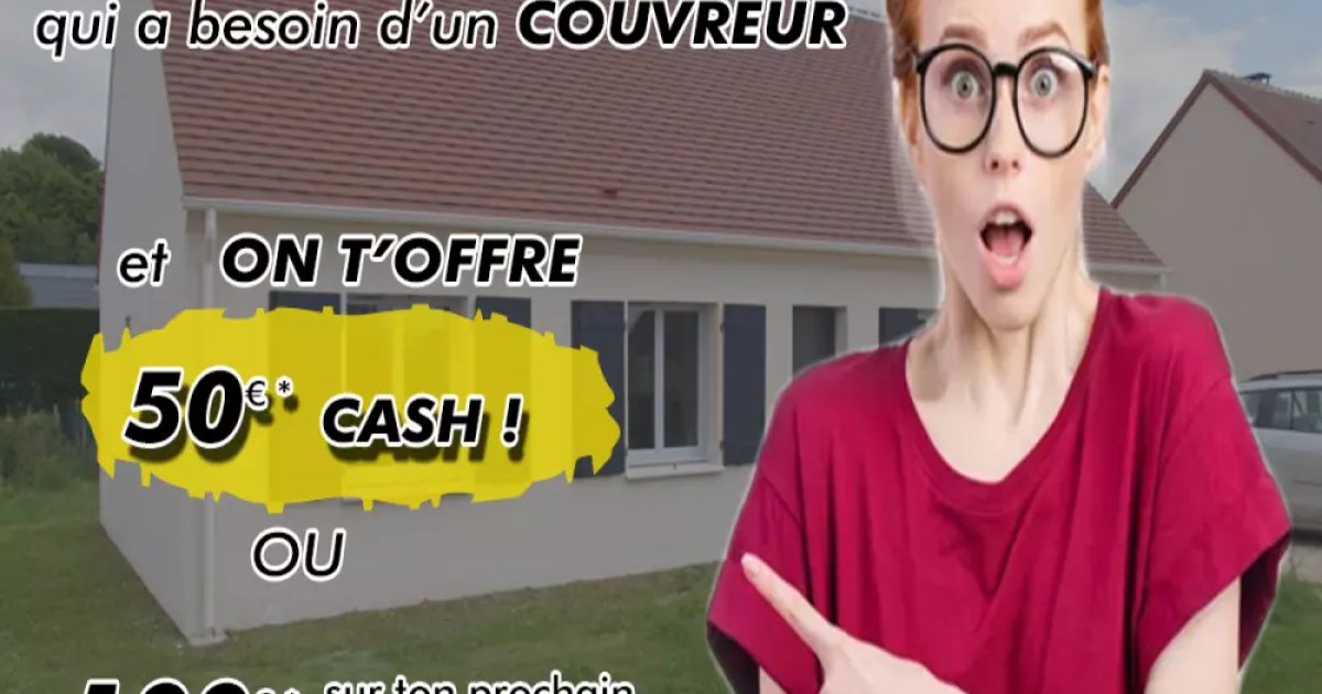 recommander mon couvreur et gagner 50€uros